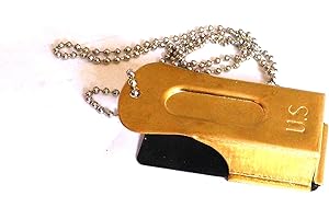 ANQIAO U.S. Paratrooper Airborne WWII WW2 US Cricket Clicker Clacker with Strap D-Day Signaling Whistle