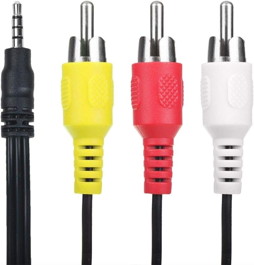 JVC Samsung Series BigNewPowered AV A/V 3.5mm to 3 RCA Audio Video