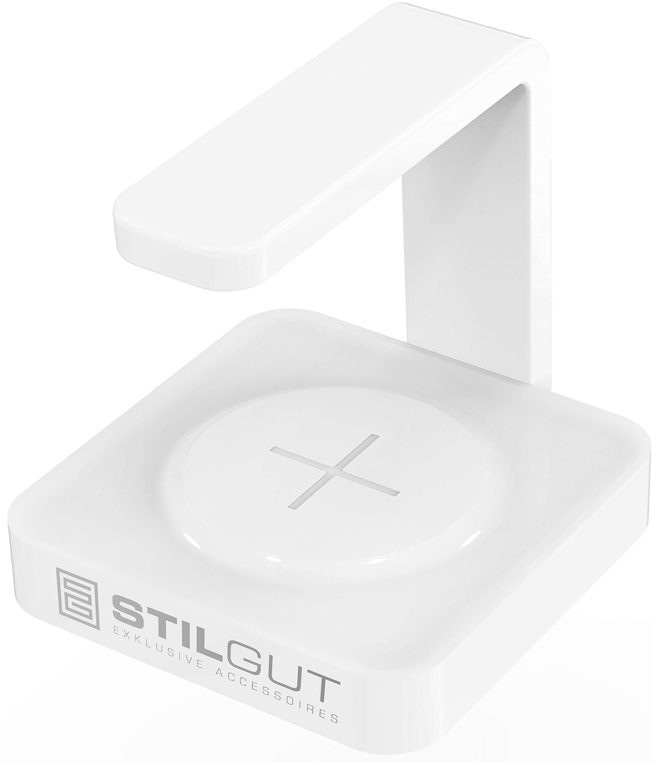 StilGut Wireless Charger and UV Phone Sanitizer - Smartphone Sterilizer with Qi Charger, Charging Pad with UV Disinfection Light, White