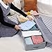 Lifewit Large Capacity Under Bed Storage Bag with 5 Clear Window for Clothing, Shoes, Blankets, Clothes, Sweaters, Grey