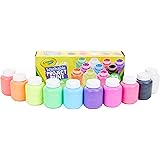 Crayola Washable Kids Paint, 10 Neon Paint Colors, 2oz Bottles, Gift