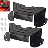 2 Pack 783-06424A-0637 Black Deck Belt Cover/Deck Spindle Pulley Belt Guard Cover Compatible with MTD Craftsman Troy-Bilt Mowers, Work with Many 42" and 46" Cut Deck Tractors, Replaces 783-06424A