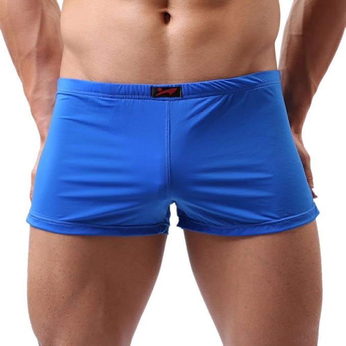 Crystallly Herren Boxershorts Männer Transparente Unterwäsche Shorts