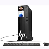HP Desktop PC Elite SFF G9| 6-core 5GHz Ryzen-5 Processor(1.3 Times Faster Than Intel i7-1255U) | 16GB DDR5 RAM, 256GB SSD| WiFi| Bluetooth| HDMI, USB, RJ-45| Windows 11 Pro| Wired KB &amp; Mouse
