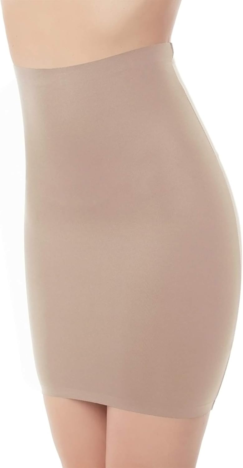 Women Half Slips for Under Dress High Waist Seamless Tummy Control Shapewear Slip Slimming Body Shaper at  Women’s Clothing store
