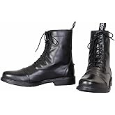 TuffRider Men's Barouque Lace Up Laced Paddock Boots