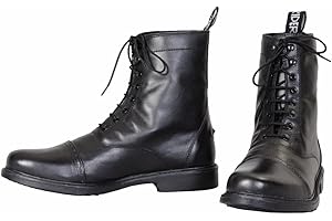 TuffRider Men's Barouque Lace Up Laced Paddock Boots