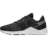 Nike Legend Essential 2 Women's Workout Shoes (CZ3668-001, Black/White/Metallic Gold Grain) Size 5.5