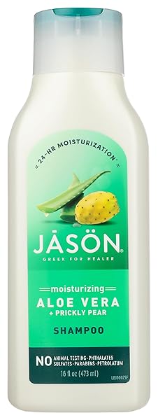 JASON MOISTURIZING SHAMPOO, ALOE VERA, 16 OZ