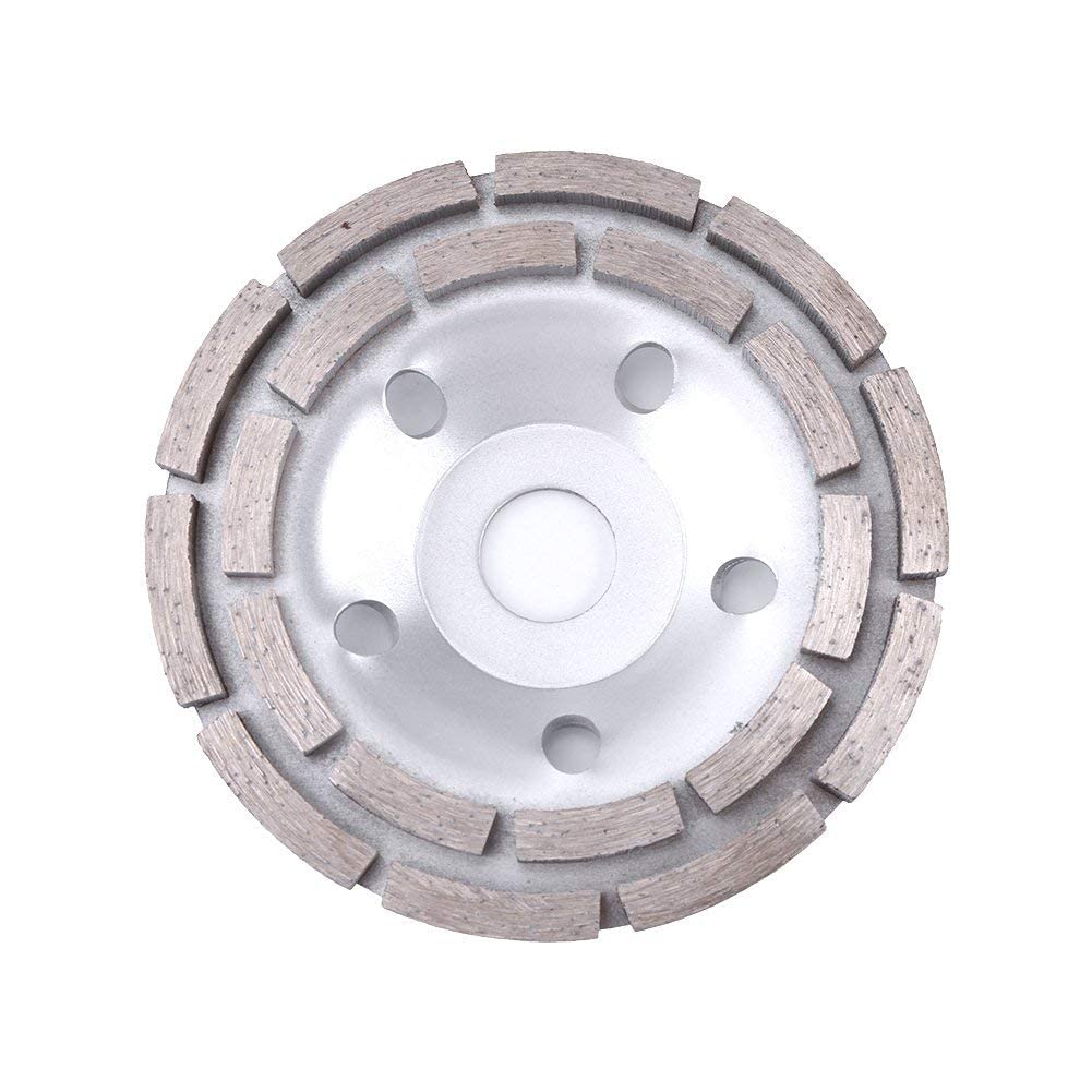 YWBL-WH Grinding Disc,115/125/180mm Diamond Double Row Grinding Disc Brick Concrete Cut for Angle Grinder(125mm), diamonds