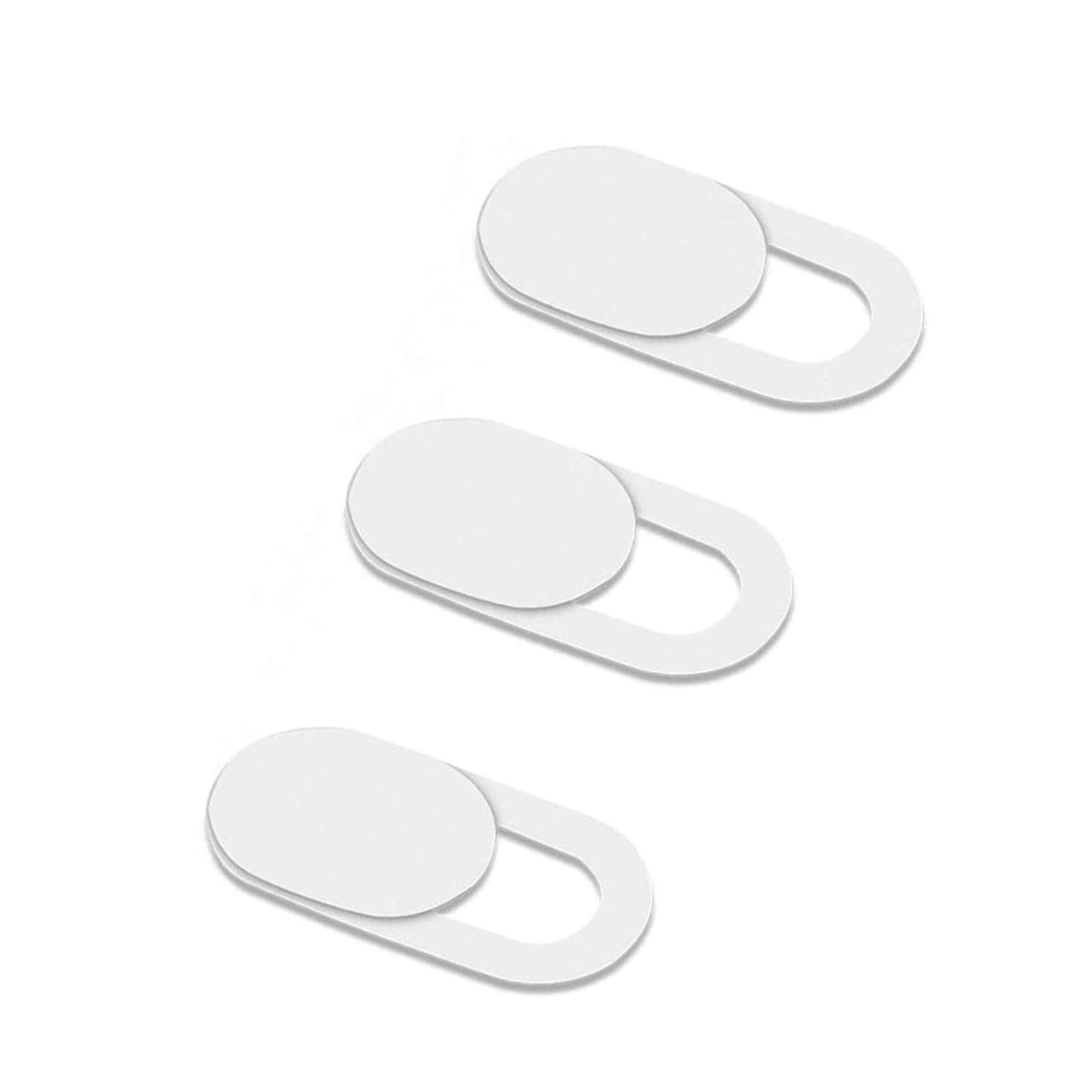 PHASEER Ultra Thin Webcam Privacy Cover - Adaptable for Laptop, Tablets, iPad, Macbook Pro, Mac, Macbook air, iMac (3 Pcs, White)