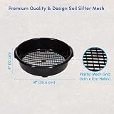 ACCURATE Large Plastic Round Garden Sieve Riddle Riddler 14 x 4 Inches view 4