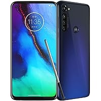 Moto G stylus | 2020 | Unlocked | Made for US by Motorola | 4/128GB | 48MP Camera | Indigo