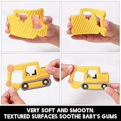 Baby Food Grade Silicone Carrier Vehicle Teether