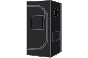 ZAZZY 24"x24"x55" Grow Tent for Indoor Plants 600D Mylar Hydroponic High Reflective GrowTents for Plant Fruit Flower Veg Growing