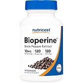 Nutricost Bioperine (Black Pepper Extract), 10mg Per Serving, 120 Capsules