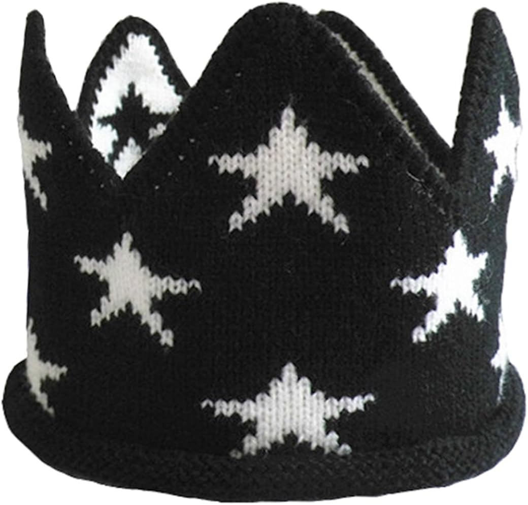 knit birthday crown