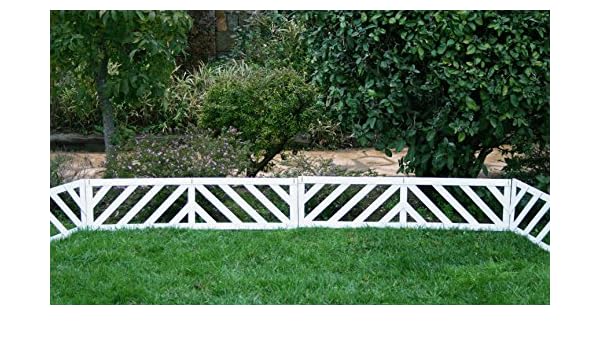 Mini valla/bordura BARCELONA en madera composite. Total piezas: 3 ...