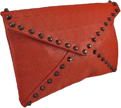 skull clutch purse