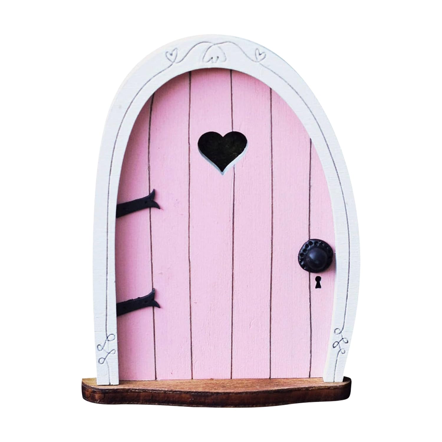 JNAWA Fairy Door Miniature World Garden Fairy Door Decoration Magical Garden Outdoor Decor Accessories for Yard Art Sculpture Mystical Fairy Tree