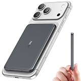 for Magsafe Portable Charger,5000mAh Slim Wireless Magnetic Power Bank with USB C Charging,Travel Essential for Magsafe Battery Pack Compatible with iPhone 17/16/15/14/13/12 Series,Graphite Gray