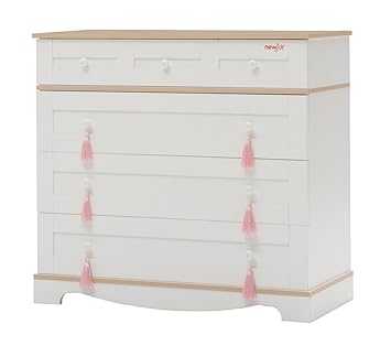 New Joy Laura Children Chest Of Drawers 95 X 102 X 48 Cm White