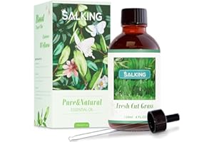 SALKING Fresh Cut Grass Fragrance Oil, 120ml (4 Fl Oz) Premium Fragrance Oils for Diffuser, Candle Scents for Candle Making, Soap Making Supplies, Diffuser Oil Scents, Holiday Gifts