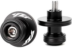 ZEXDDI Fit For Yamaha R7 YZF R7 2024 2025 YZF R9 YZF R1 M YZF R3 R6 R7 R25 R125 1999-2024 2025 YZFR6 CNC Motorcycle Swingarm Spools Sliders Swing Arm Spools Screws (Black)