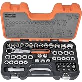 Bahco - S530T Pass-Through Socket Set of 53 Metric 1/2in D