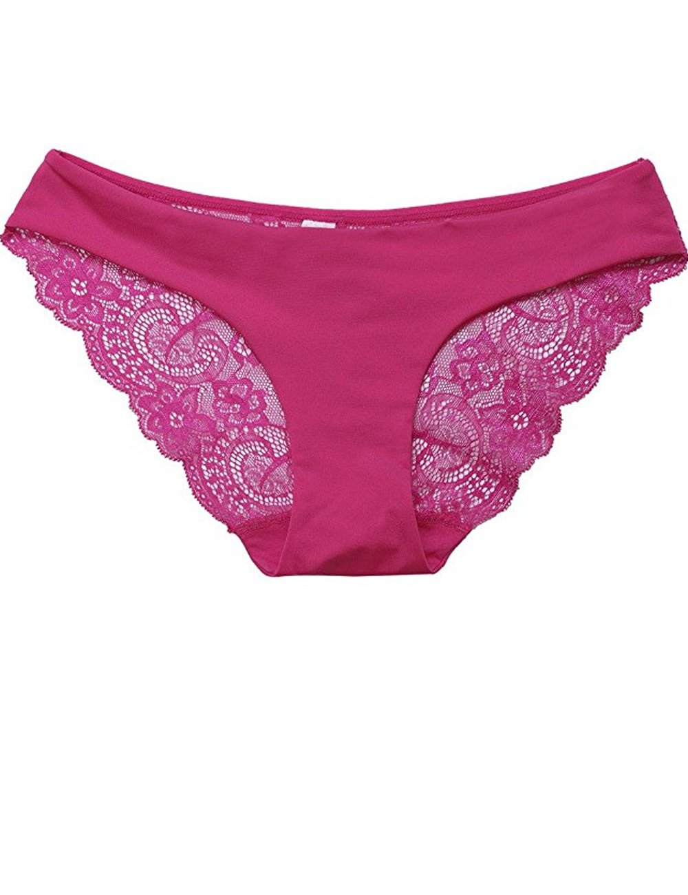 Wetopkim Womens Everyday Underwear Sexy lace Hipster Panties Thong Briefs Pack of 6