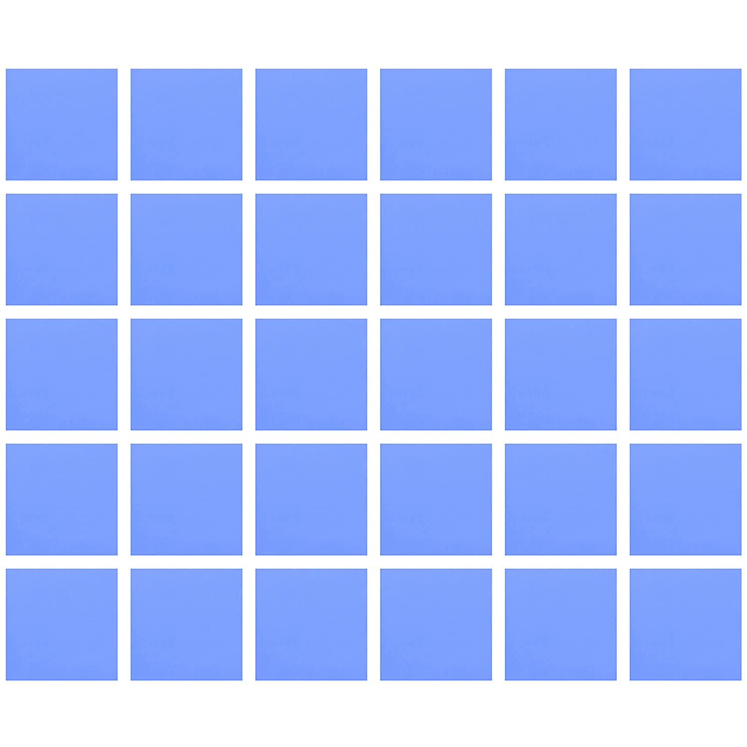 SIXQJZML 30Pcs 15x15x1mm Soft Silicone Thermal Conductive Pads Heatsink IC Chipset Northbridge for CPU GPU Heatsink