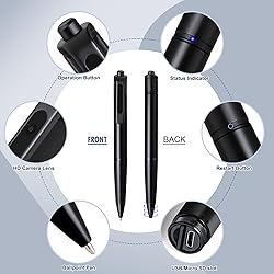 lovco Hidden Camera Pen - 4K Camera Pen with 180