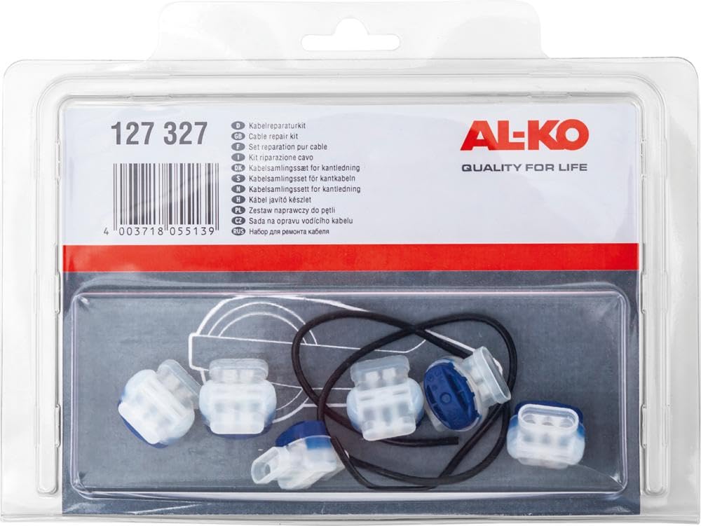 AL-KO 127327 Cable/Loop Wire Repair Kit for All Robolinho® Robotic Lawnmower Includes 6 Connectors, Waterproof and High Quality
