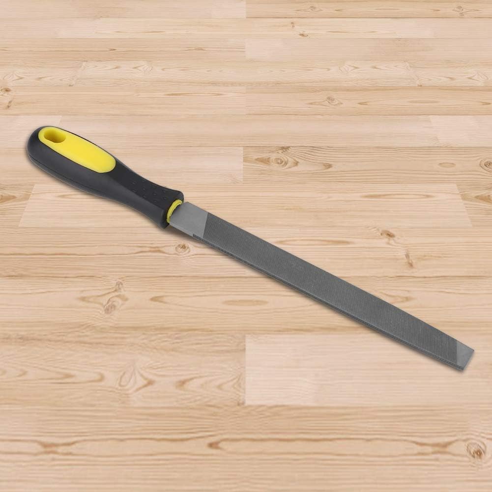 8in Flat Mill File Smooth Blade with Handle File Sharpening Tool Engineers Engineering Metal Sharpening File - Image 4