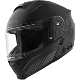 Sena Specter Modular Smart Communication Motorcycle Helmet, Matte Black XXL | Mesh Intercom, 2nd Gen SOUND by Harman Kardon, DuPont Kevlar Shell