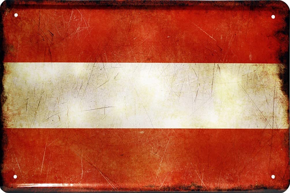 Decorative metal signs, wall sign, door sign (20 x 30 cm, Austria 1348)