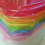 Lot De 7 Boites Bento Kurtzy - 3 Compartiments - Micro-ondable Et Lave-vaisselle