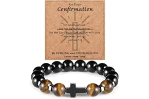 JEWELRYCARD Jewelry&Card Bracelet for Teen Boys Dad Father Son Brother Boyfriend Soulmate Husband,Gradpa,Uncle,Bonus Dad,Father in Law,Bonus Son,Anniversary Birthday Gifts for Men