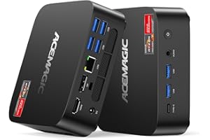 ACEMAGIC Mini PC K1 4300U 16GB DDR4 RAM 256GB Mini PC Win11 Pro, Mini Computer 4K Dual Display/HDMI/WiFi/BT/LAN -Home/Office 