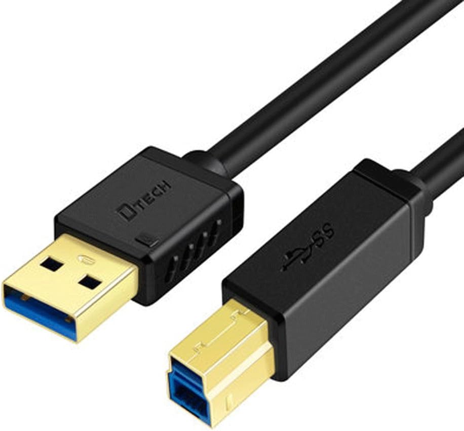 Amazon | DTECH USB 3.0 ケーブル プリンターケーブル 2m タイプAオス タイプBオス 5Gbps 高速転送 動作安定 ...