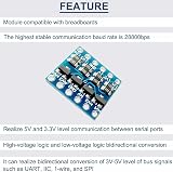 DAOKAI 10Pcs 4-Channel Logic Level Converter 3.3V-5V Bi-Directional Shifter view 4