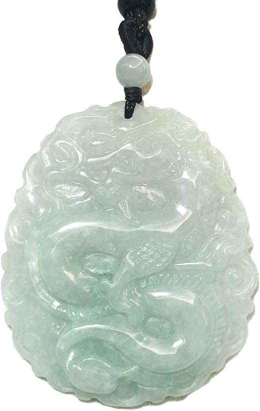 Dragon Jade Necklace for Men Dragon Jade Pendant Chinese Dragon