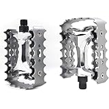 SetSail Bicycle Pedals Bike Pedals Aluminum Alloy 9/16" Inch Pedals for Bikes Mountain Bikes Road Bicycles Platform Pedals