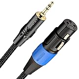 JOMLEY XLR to 3.5mm Cable 6.6ft, Unbalanced Female