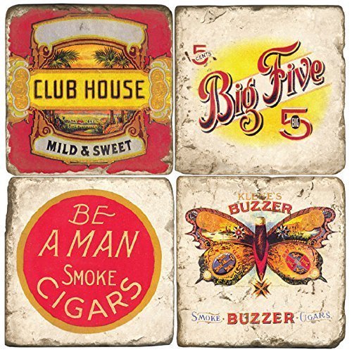 Studio Vertu Cigars Drink Coasters