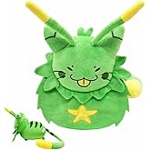 HQRYSH Gnarpy Plush, Regretavator Gnarpy Alien Cat Plush Toys Give Fans and Friends Beautifully Plushie Doll Gifts (Green)