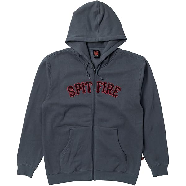 Spitfire Skateboards Wheels Hoody Classic 87 Swirl Zip Army Size S