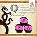 KickFire Hydras Juggling Balls 6 Panel Leather Juggling Equipment for Beginners & Professionals | Fits of Hands | Set of 3 (Pink-Black)