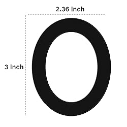 3 Inch Self-adhesive Mailbox Numbers, Modern House
