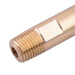 CGA-580 Brass Nut & 3 Inch Nipple Regulator Helium